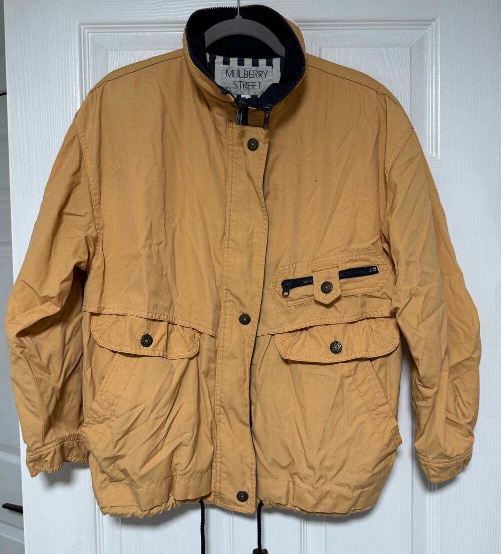 Mulberry Street Women's Button/Zip Oversized Jacket Size Small